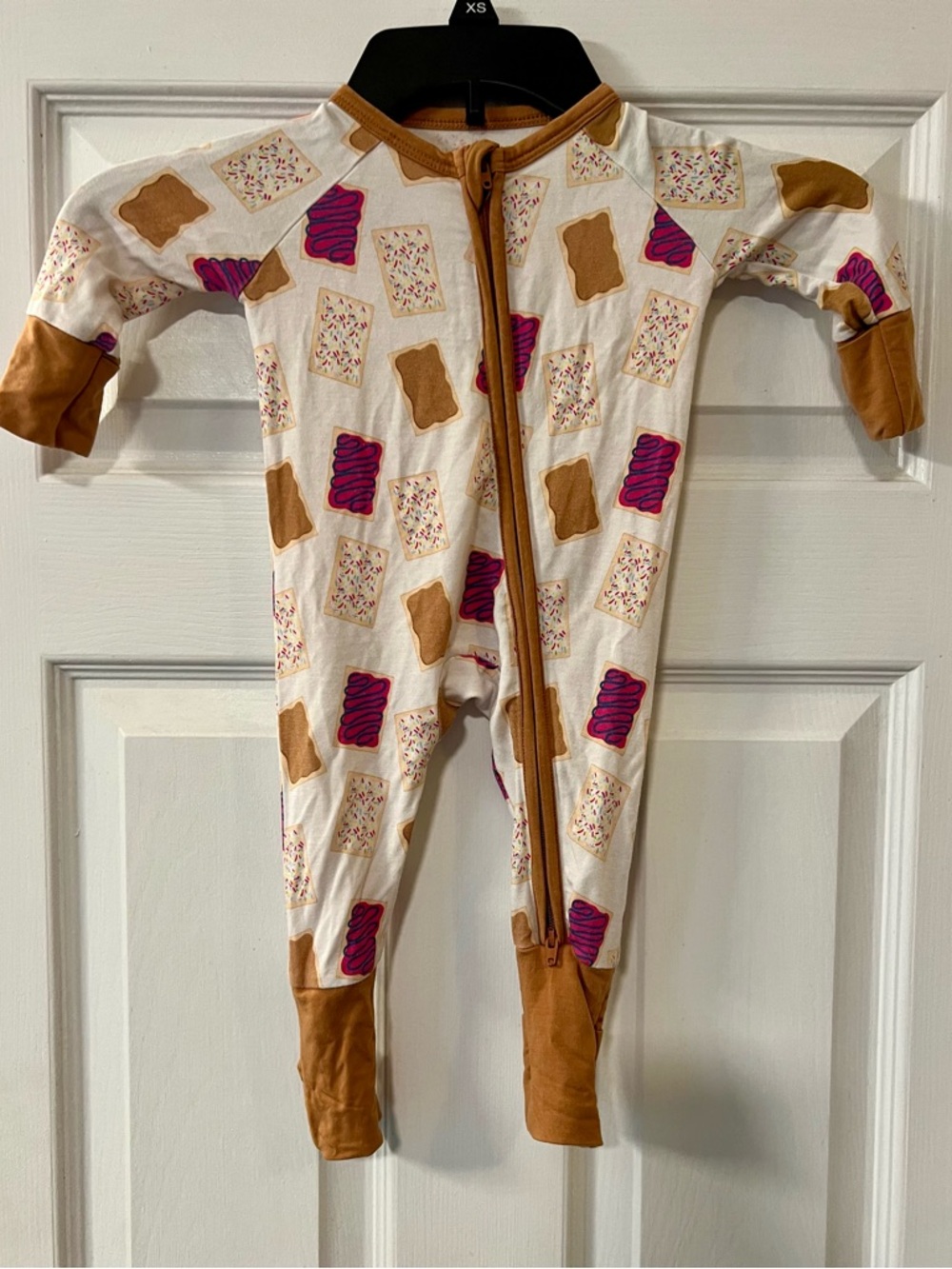 Tiny Knot Co Pop Tart Convertible Romper 3-6 Months